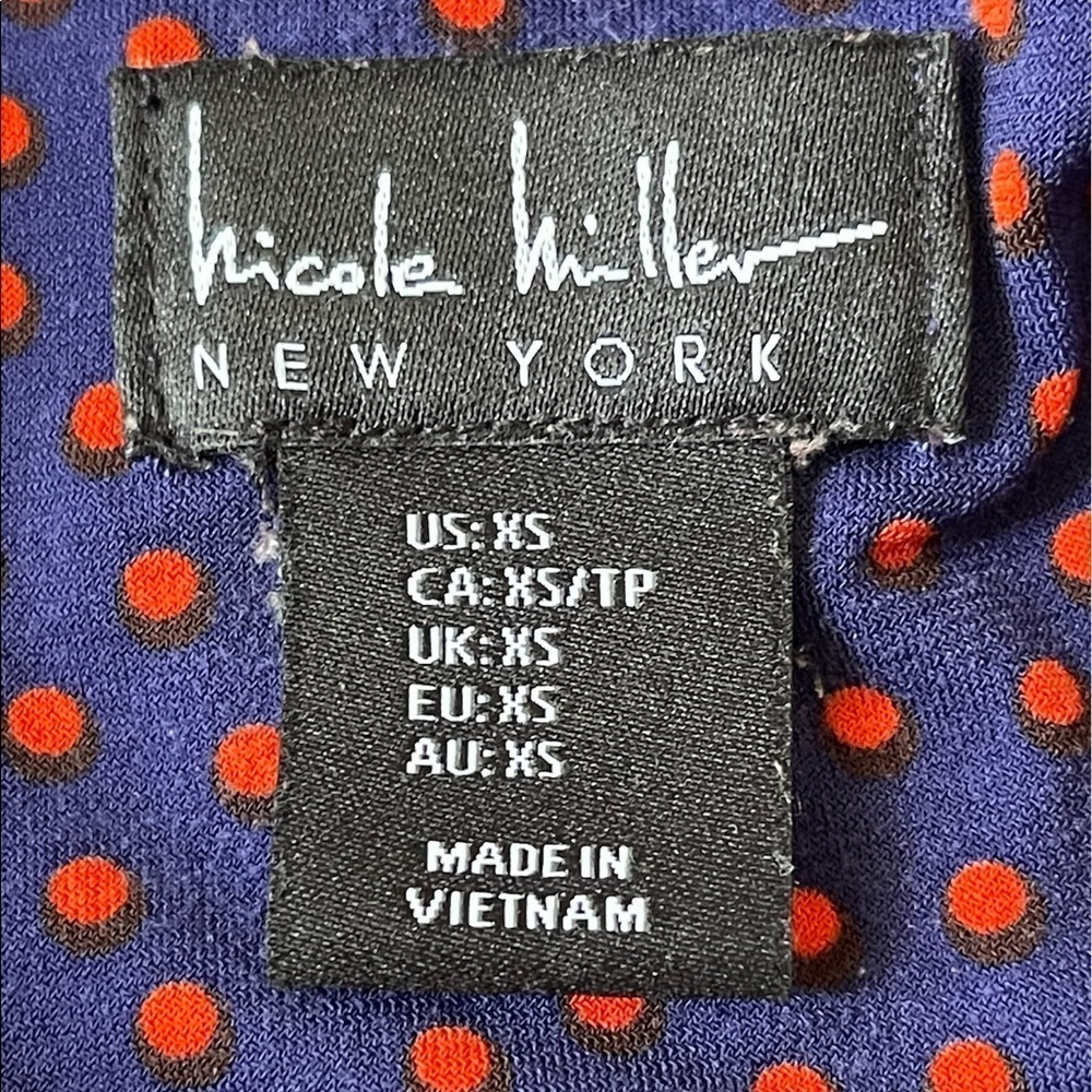 Nicole Miller Tunic Dress with pockets XS - Picture 4 of 5